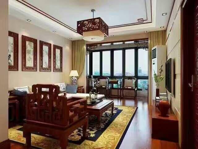 浐灞西铁小区175平方 中式风格